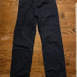 JW ANDERSON Dark Blue Relaxed Jeans